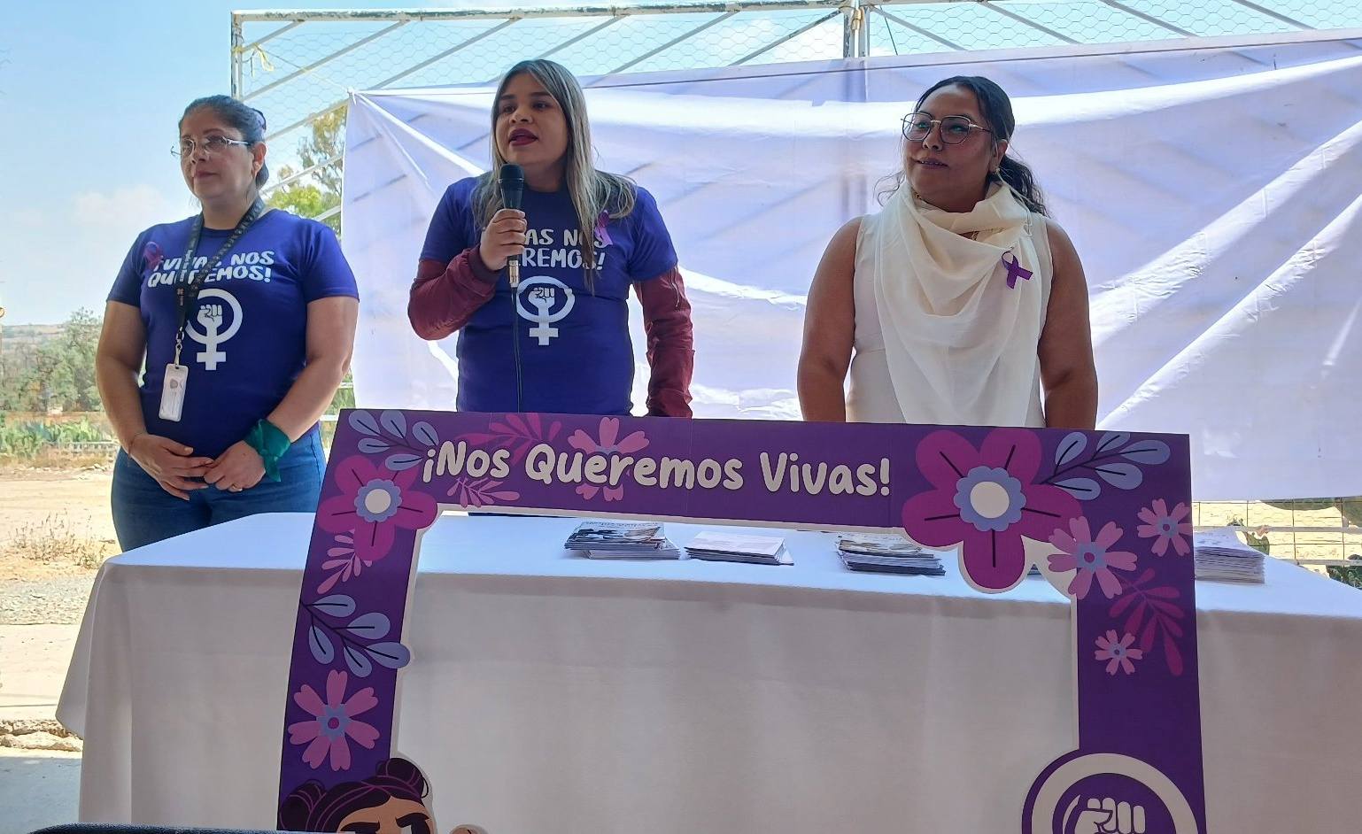 Realizan charla sobre derechos de las mujeres en Santiago Tlajomulco, Tolcayuca