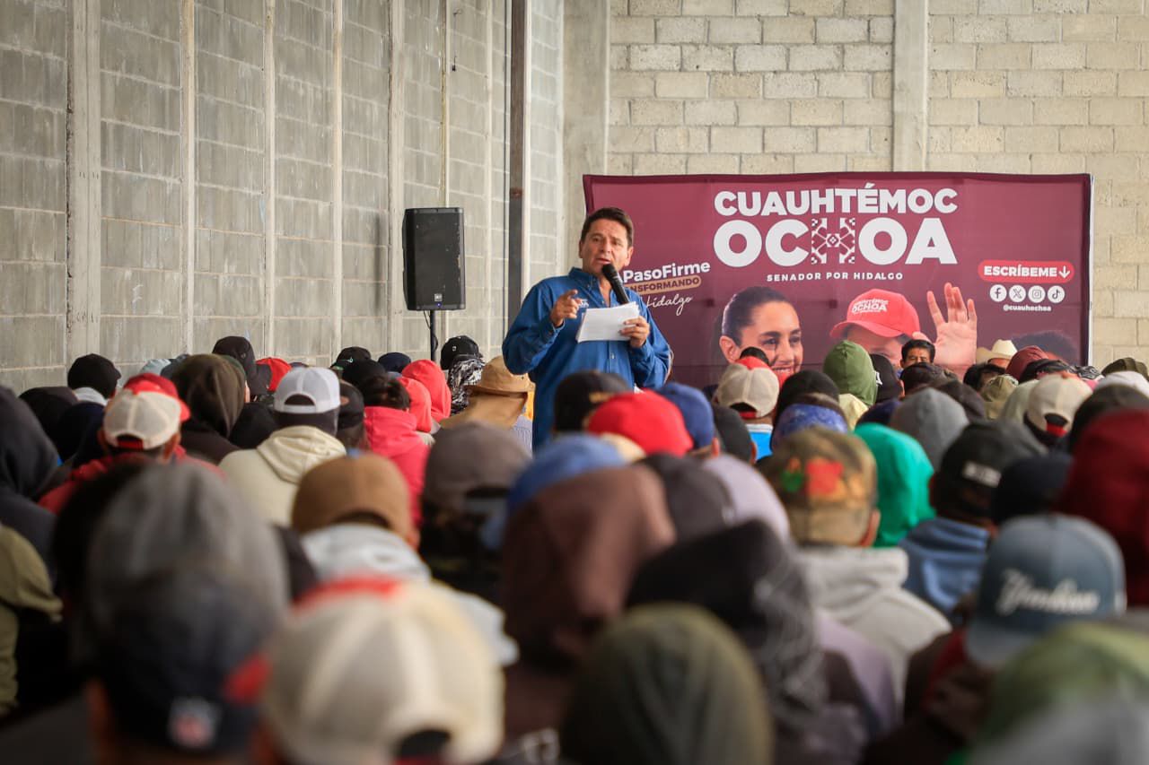 Cuauhtémoc Ochoa destaca modelo agroempresarial en Santiago de Anaya durante gira de trabajo