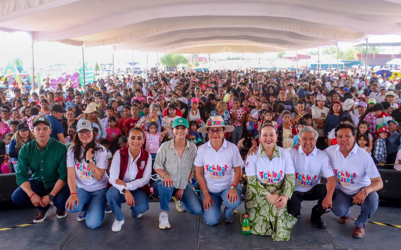 Más de 5 mil personas celebran el Día de la Niñez en “Chilpayates 2026” en Tizayuca