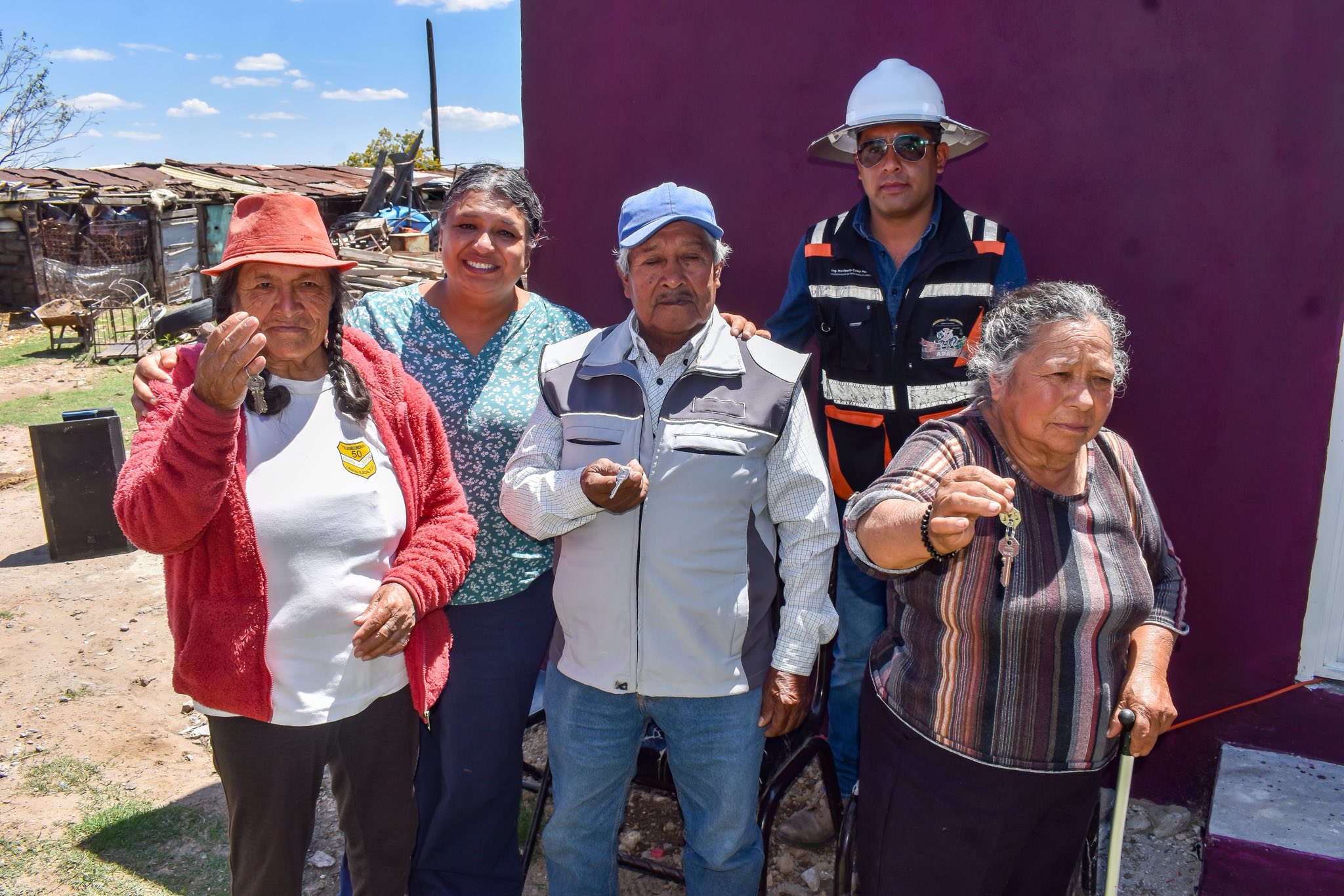 Entregan cuartos habitación en Rancho del Cerro de San Fernando para mejorar la calidad de vida
