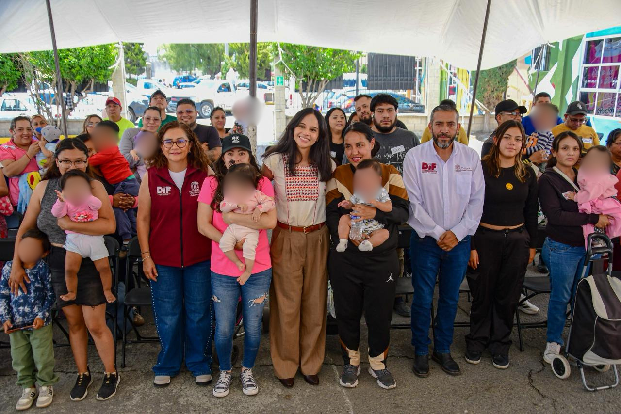 Fortalecen salud y nutrición infantil en Tizayuca con apoyos alimentarios para familias vulnerables