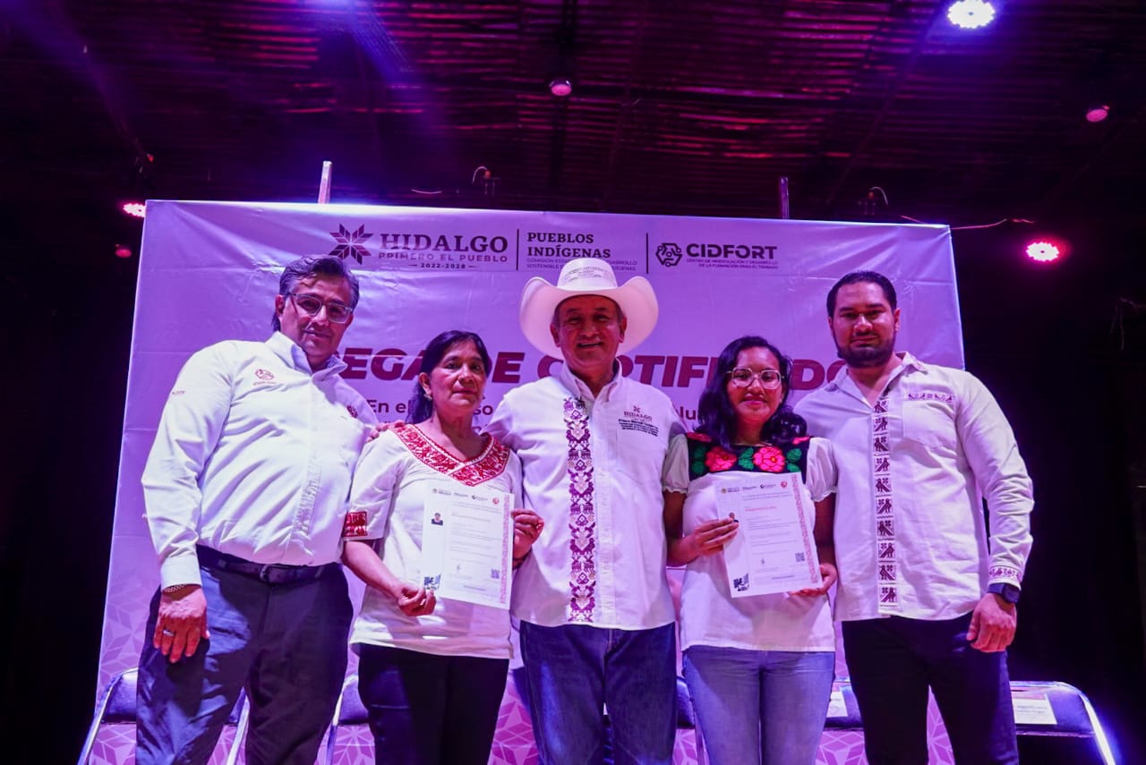 Certifican a 50 intérpretes de lenguas indígenas para fortalecer el acceso a la justicia en Hidalgo