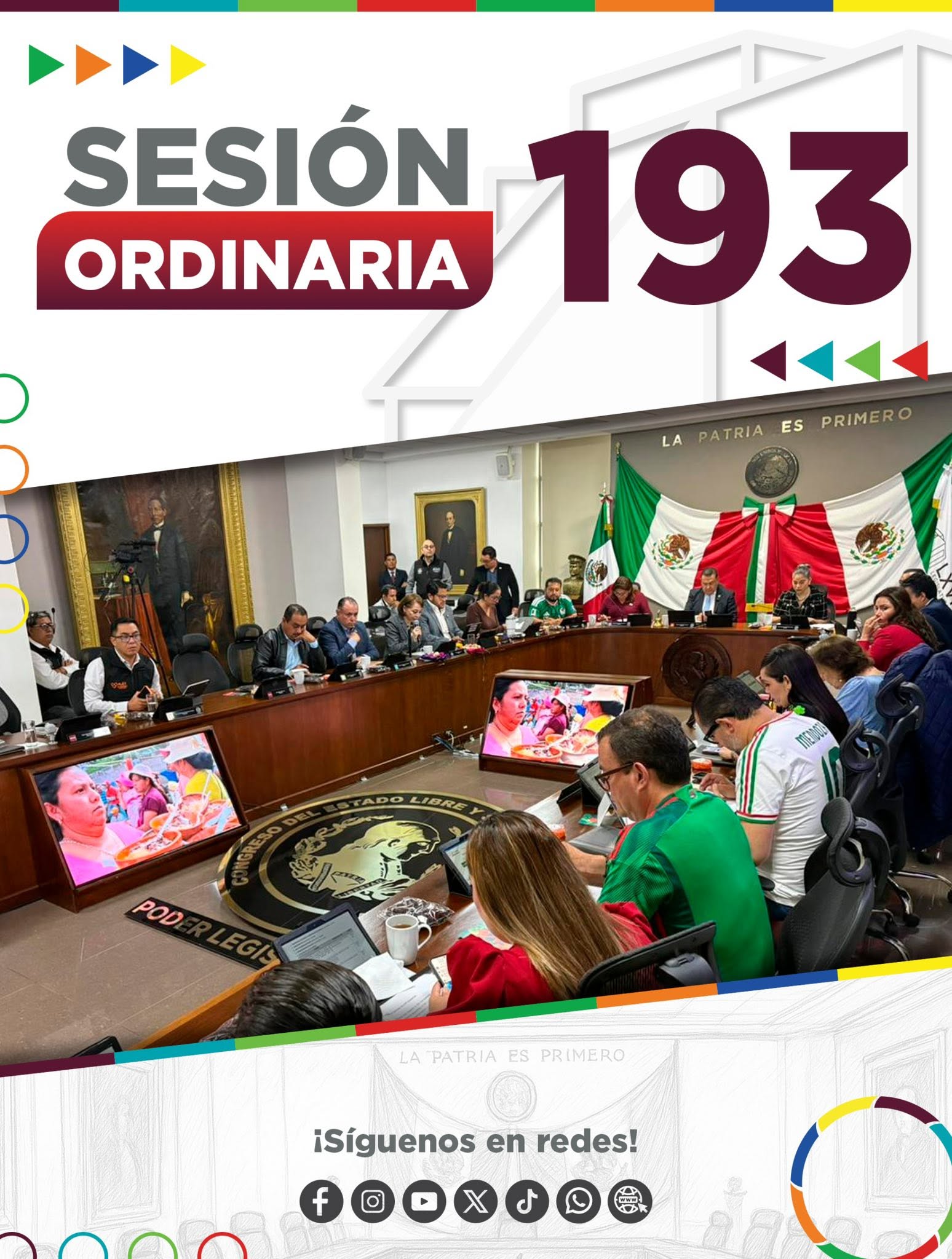 Congreso de Hidalgo impulsa iniciativas en materia de derechos, cultura, movilidad y seguridad social