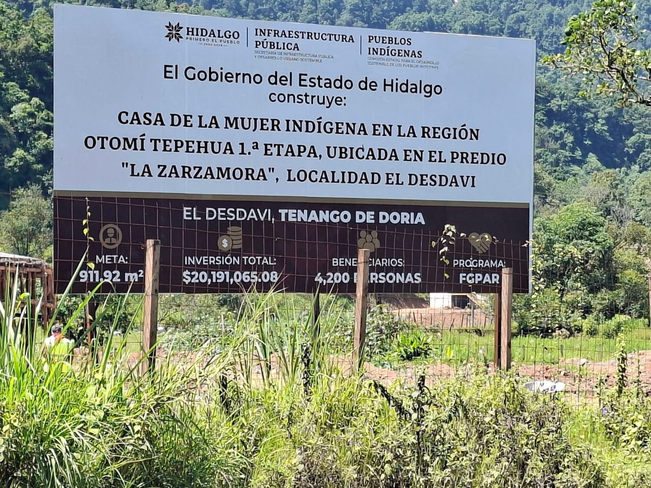 La Casa de la Mujer Indígena de Tenango de Doria alcanza 76 por ciento de avance