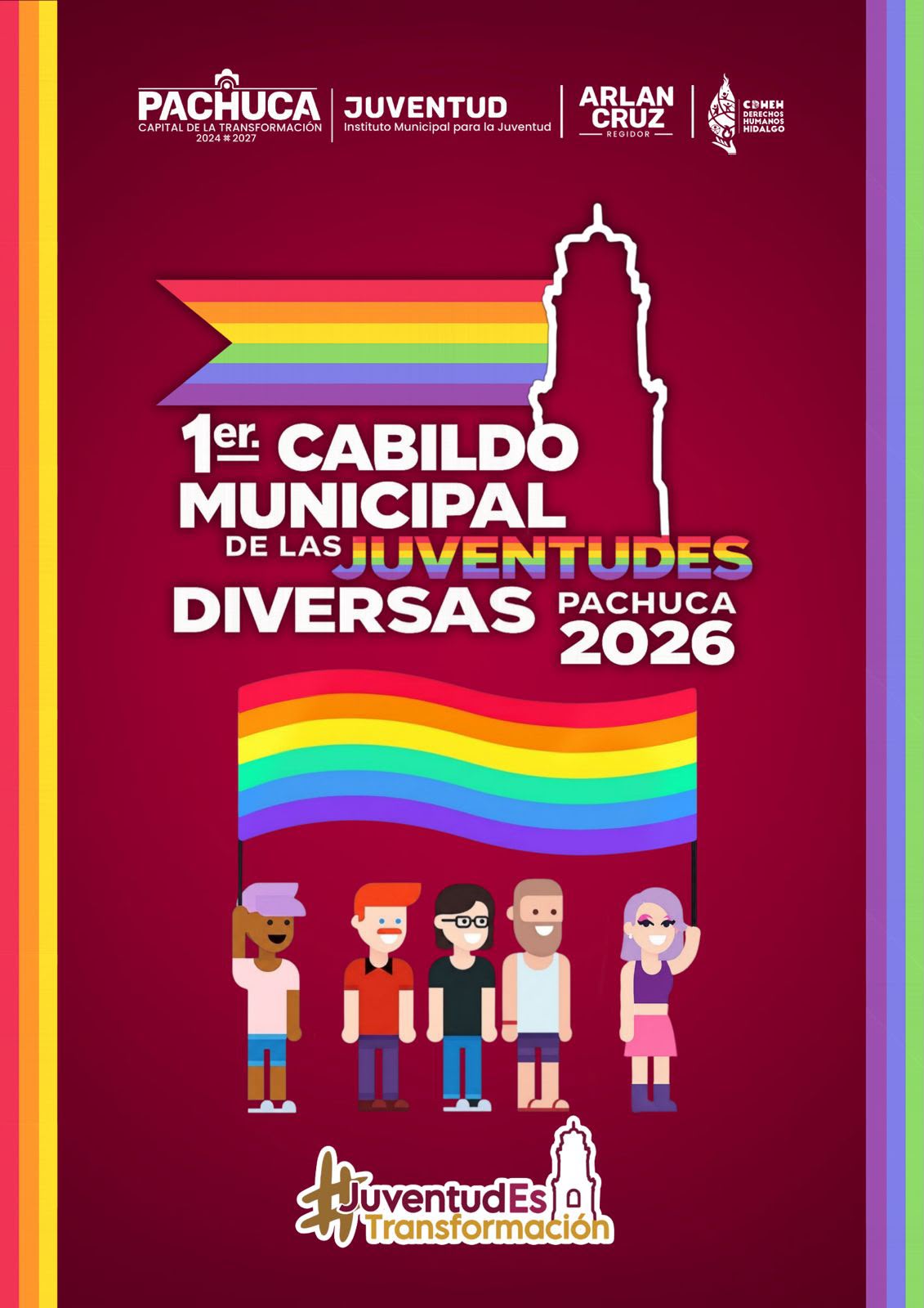 Pachuca convoca al Primer Cabildo Municipal de las Juventudes Diversas 2026 para fortalecer la participación ciudadana