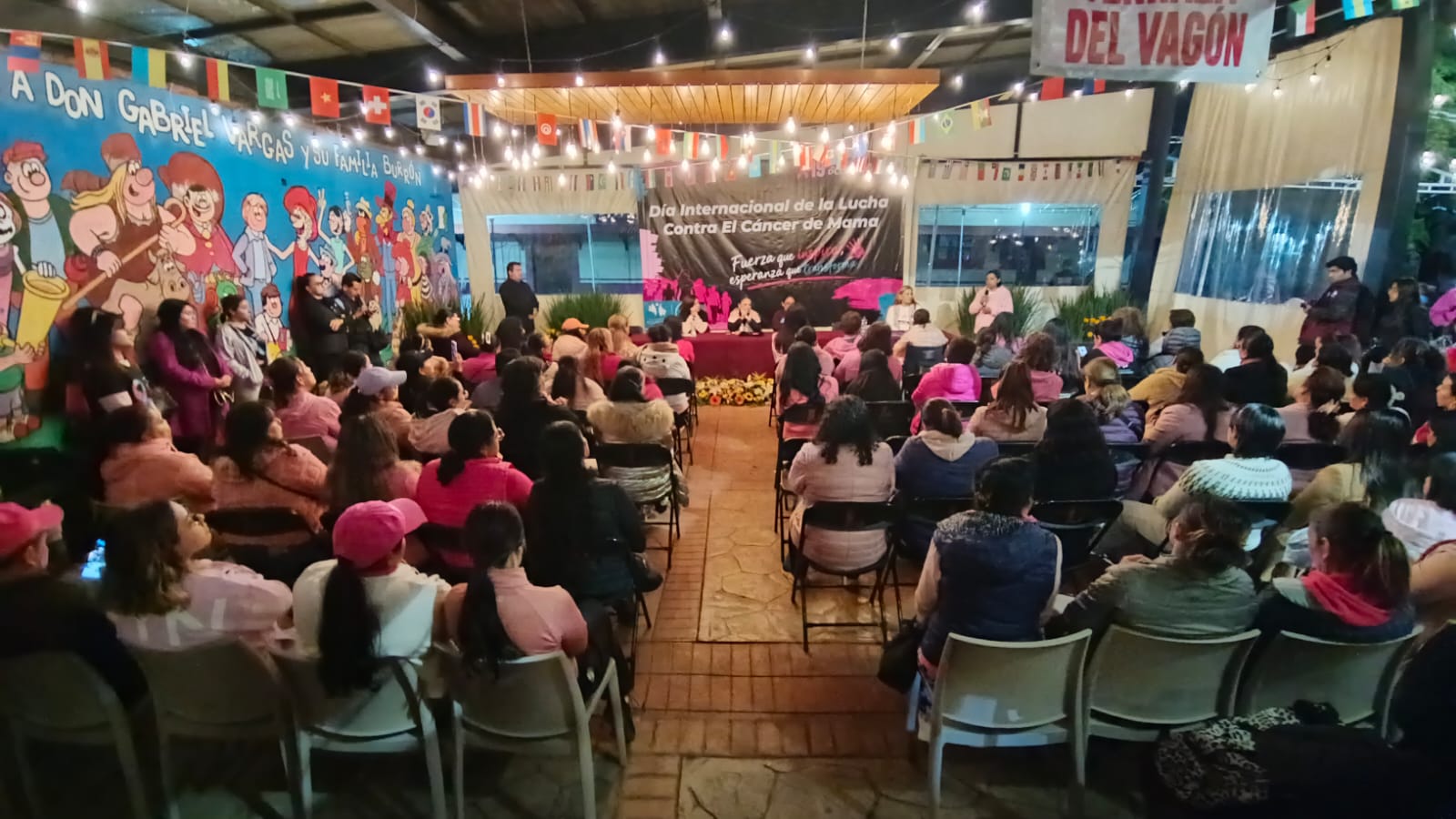 Tulancingo realiza jornada de concientización y prevención contra el cáncer de mama