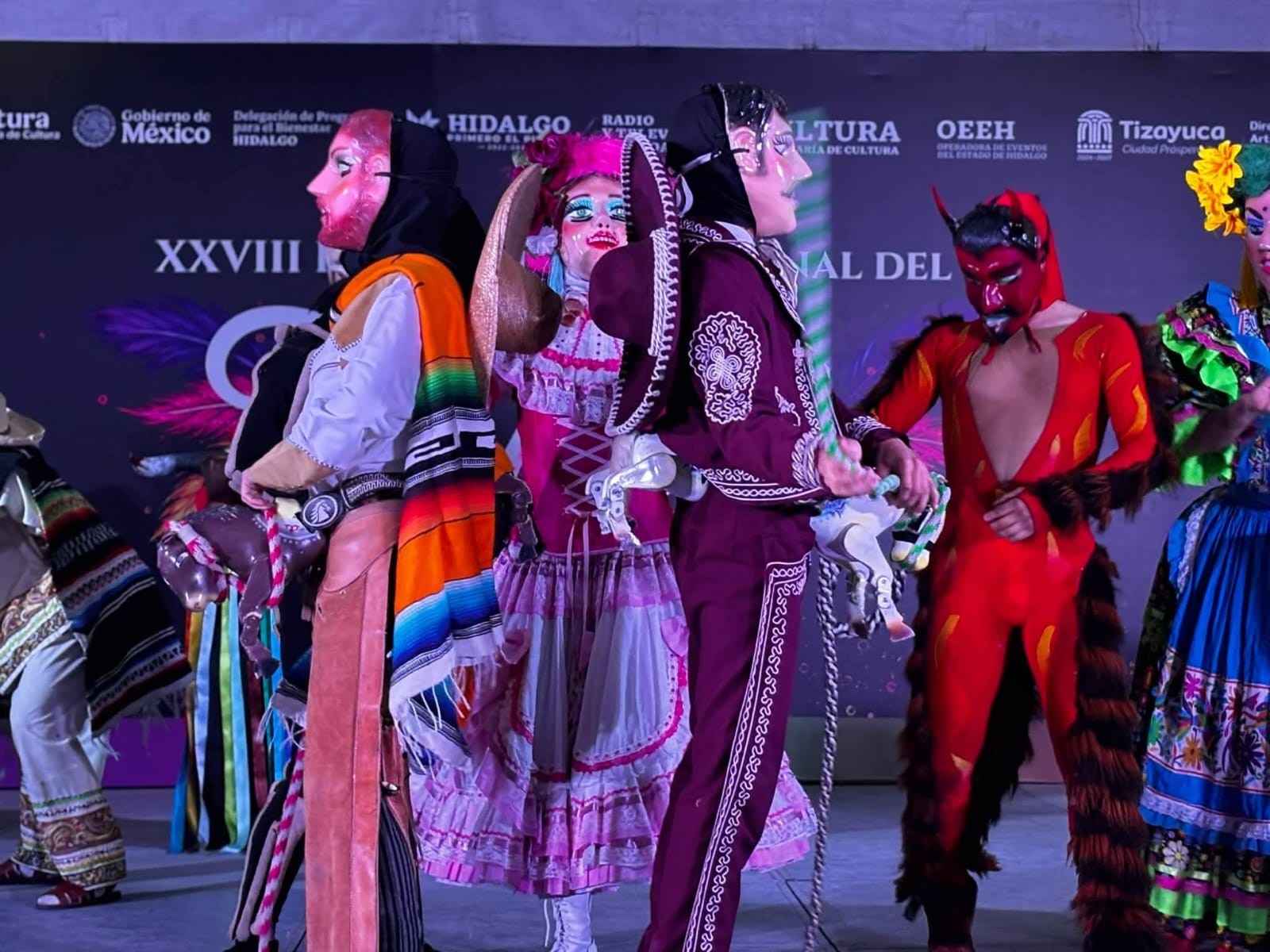 Tizayuca recibe la gala de clausura del XXVIII Festival Internacional del Folklor Hidalgo-México