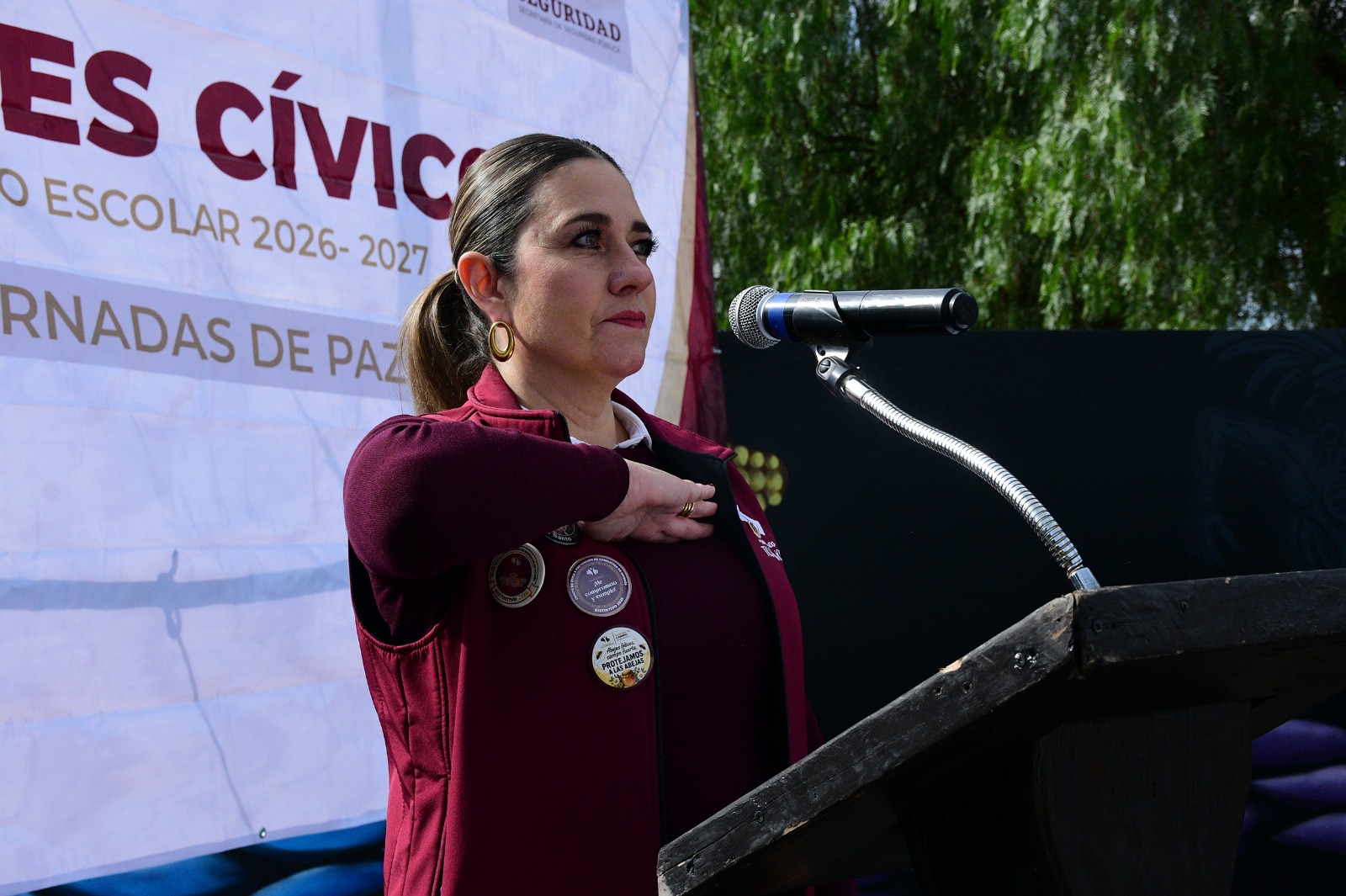 Tulancingo realiza izamiento de bandera monumental en el parque recreativo Nicolás Bravo