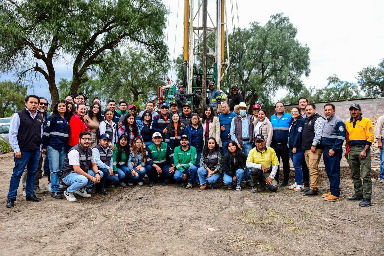 Inicia perforación del Pozo CAAMTH 2 Mogotes para fortalecer el suministro de agua en Tizayuca