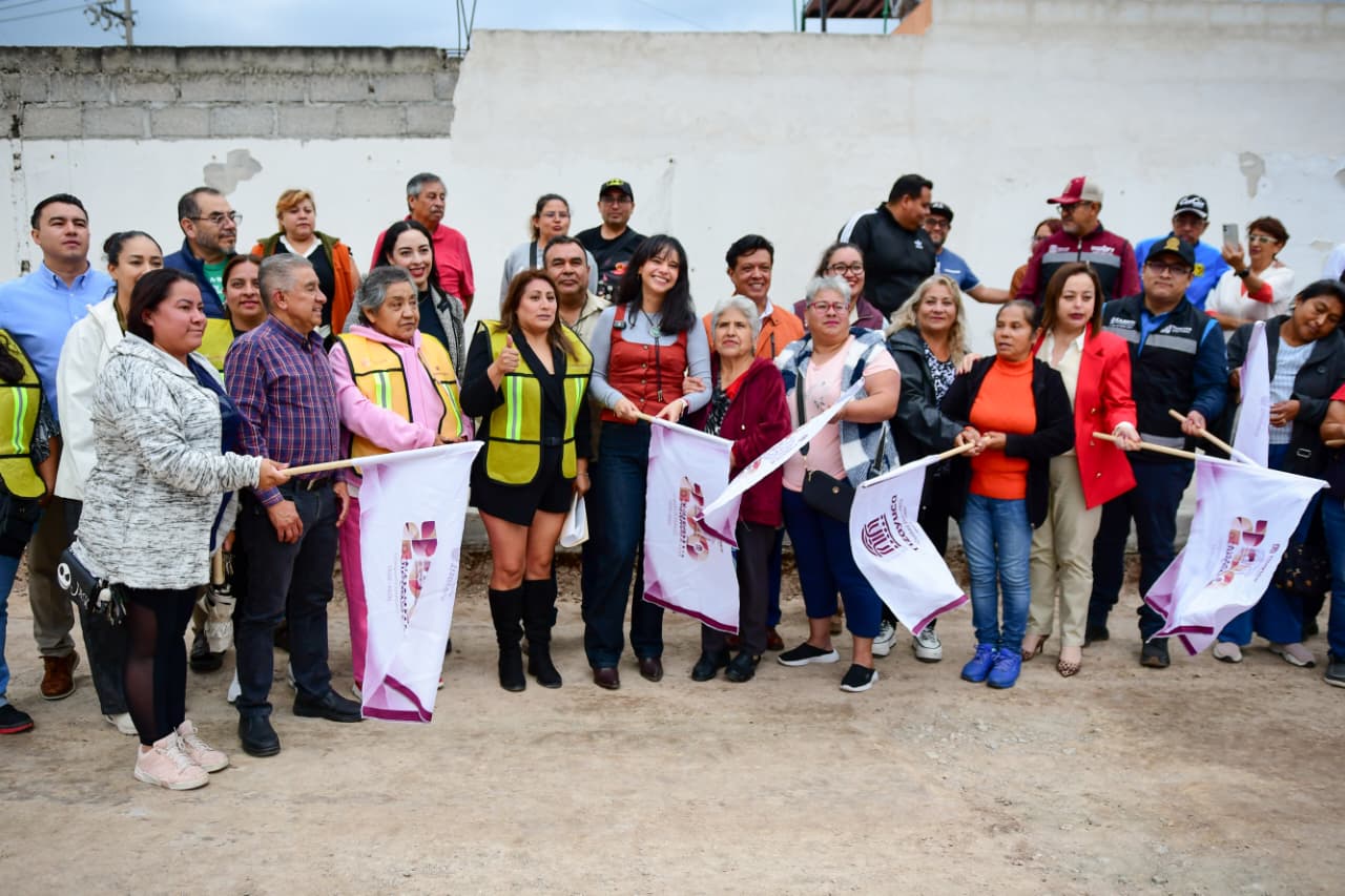Tizayuca impulsa la modernización vial en Haciendas de Tizayuca con obra de concreto hidráulico
